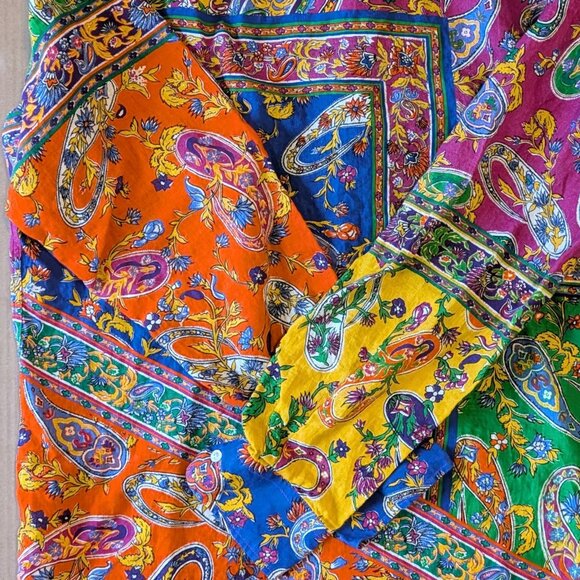 Ralph Lauren Paisley Button Down Long Sleeve Shirt Mens XL - Picture 7 of 7